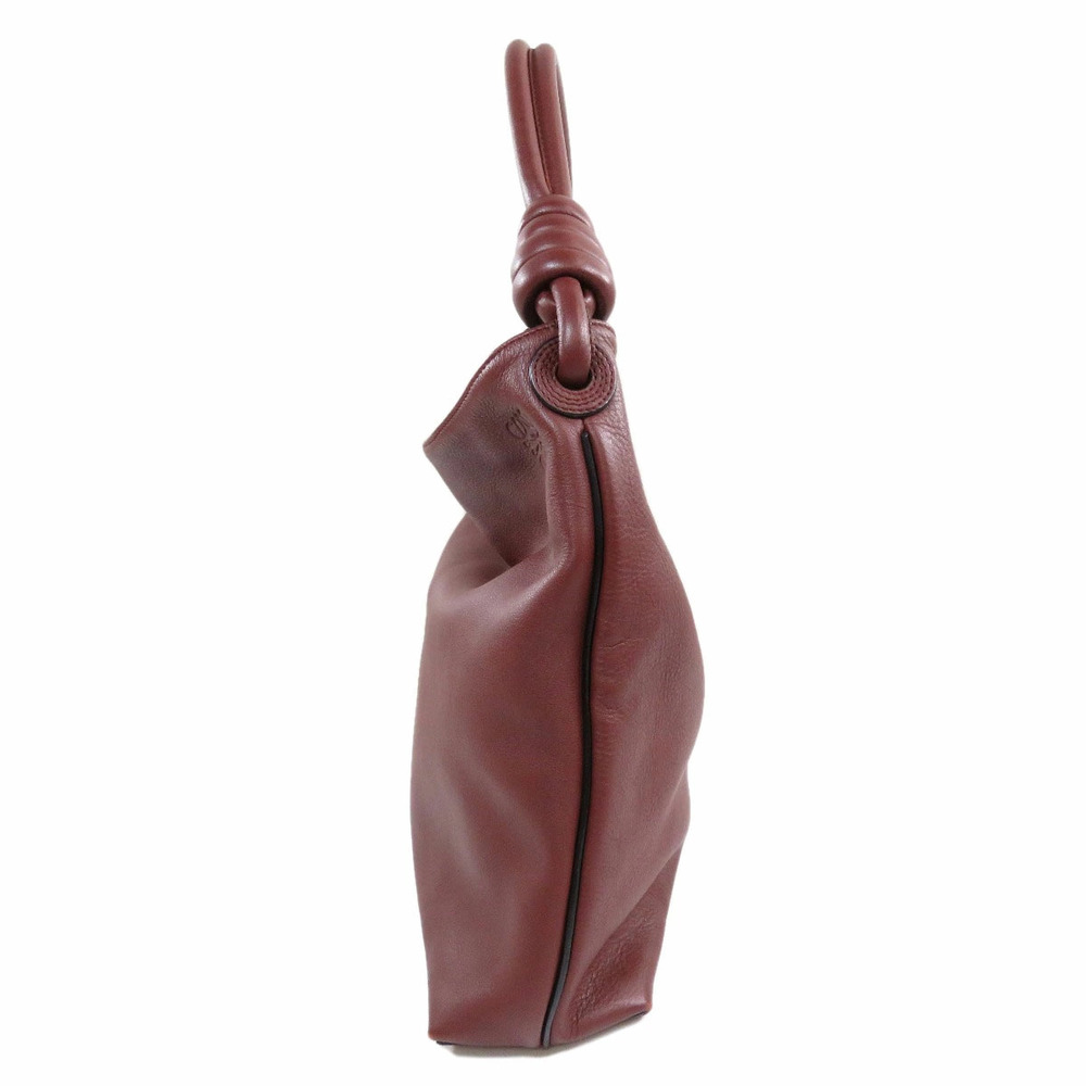 Loewe One Shoulder Hobo Logo Shoulder Bag Leather - Picture 3 of 11